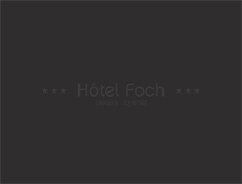 Tablet Screenshot of hotel-foch.eu